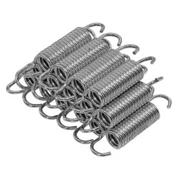 Machrus Upper Bounce Premium Quality Trampoline Springs - 3.5 Inch Heavy-Duty Galvanized Steel Trampoline Springs - Stainless Steel Trampoline Sp