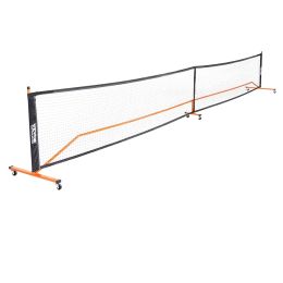 Pickleball Net Set, 22FT Regulation Size Portable Pickleball System with Bags, Balls, Paddles, Wheels, and Court Lines