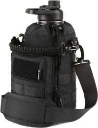 VOTAGOO 64Oz Tactical Water Bottle (Color: Black)