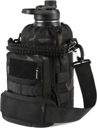 VOTAGOO 64Oz Tactical Water Bottle (Color: DarkCamo)